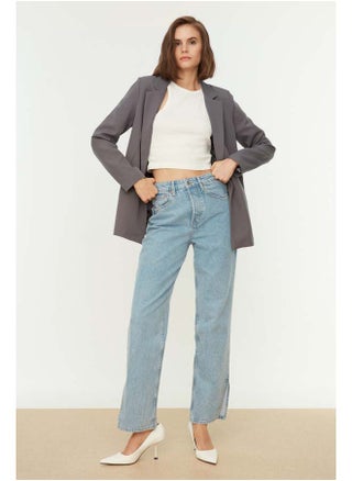 Gray Regular Lining Detailed Woven Blazer Jacket TWOAW20CE0316 - pzsku/ZEF5E275F22E10EFC72DFZ/45/_/1737375982/d3d6e90c-fc8b-417e-a6d7-a476ba7f816f