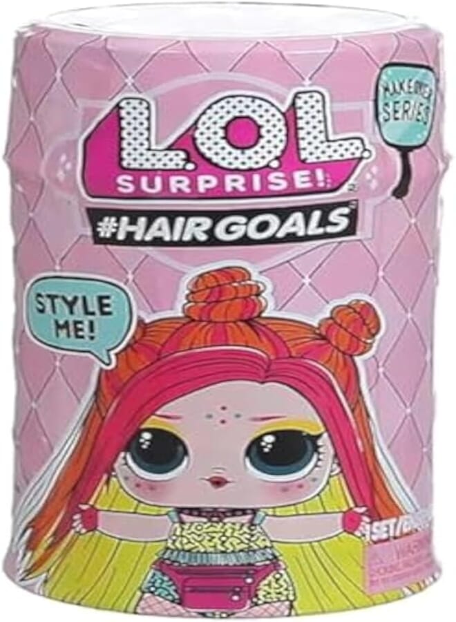 L.O.L. Surprise! Hair Goals Doll with accessories, 15 Pieces - Multi Color