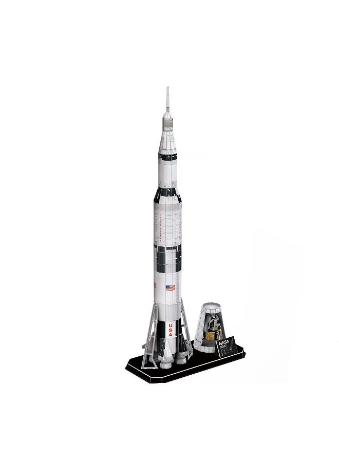 CubicFun 3D Puzzle Nasa Apollo Saturn V - 136pcs - Image 3