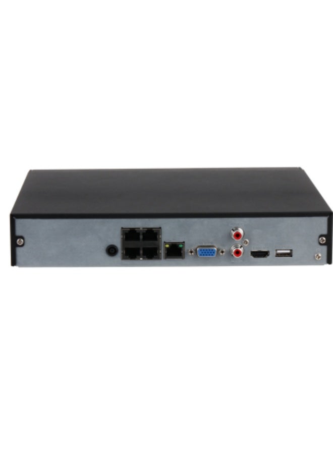 داهوا مسجل فيديو شبكي داهوا DH-NVR4104HS-P-4KS3، 4 قنوات 4K، 4 منافذ PoE، يدعم قرص صلب واحد، تقنية H.265+، جهاز NVR مدمج 1U - Image 2