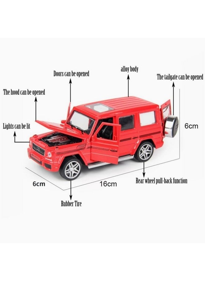 Sky Tech Sky Tech® Mercedes Benz G65 1:32 Model Car Exclusive Alloy Metal Pull Back Die-cast Car Diecast Metal Pullback Toy car with Openable Doors & Light Music Best Gifts Toys for Kids【Colors as Per Stock】  - Image 3