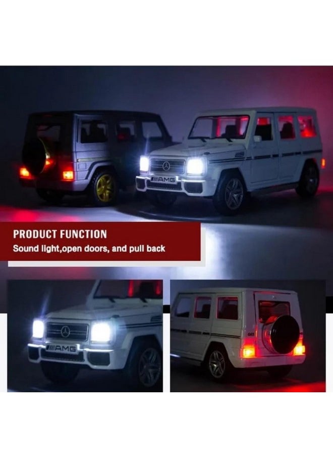 Sky Tech Sky Tech® Mercedes Benz G65 1:32 Model Car Exclusive Alloy Metal Pull Back Die-cast Car Diecast Metal Pullback Toy car with Openable Doors & Light Music Best Gifts Toys for Kids【Colors as Per Stock】  - Image 5