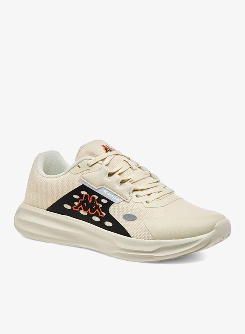 Kappa Men's Logo Print Sports Shoes with Lace-Up Closure