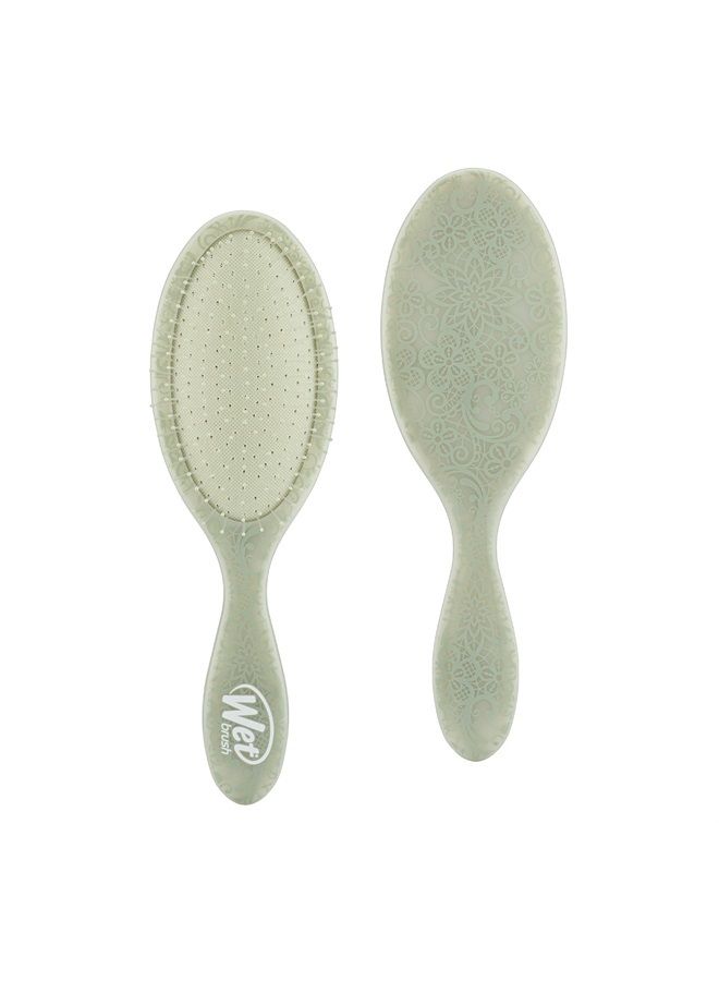 Wet Brush فرشاة فك التشابك الأصلية، ساج (رومانسية مستعادة) - فرشاة فك التشابك بشعيرات ناعمة ومرنة - فرشاة فك التشابك للشعر المجعد - فرشاة خالية من التشابك للشعر المستقيم، الكثيف، والمجعد