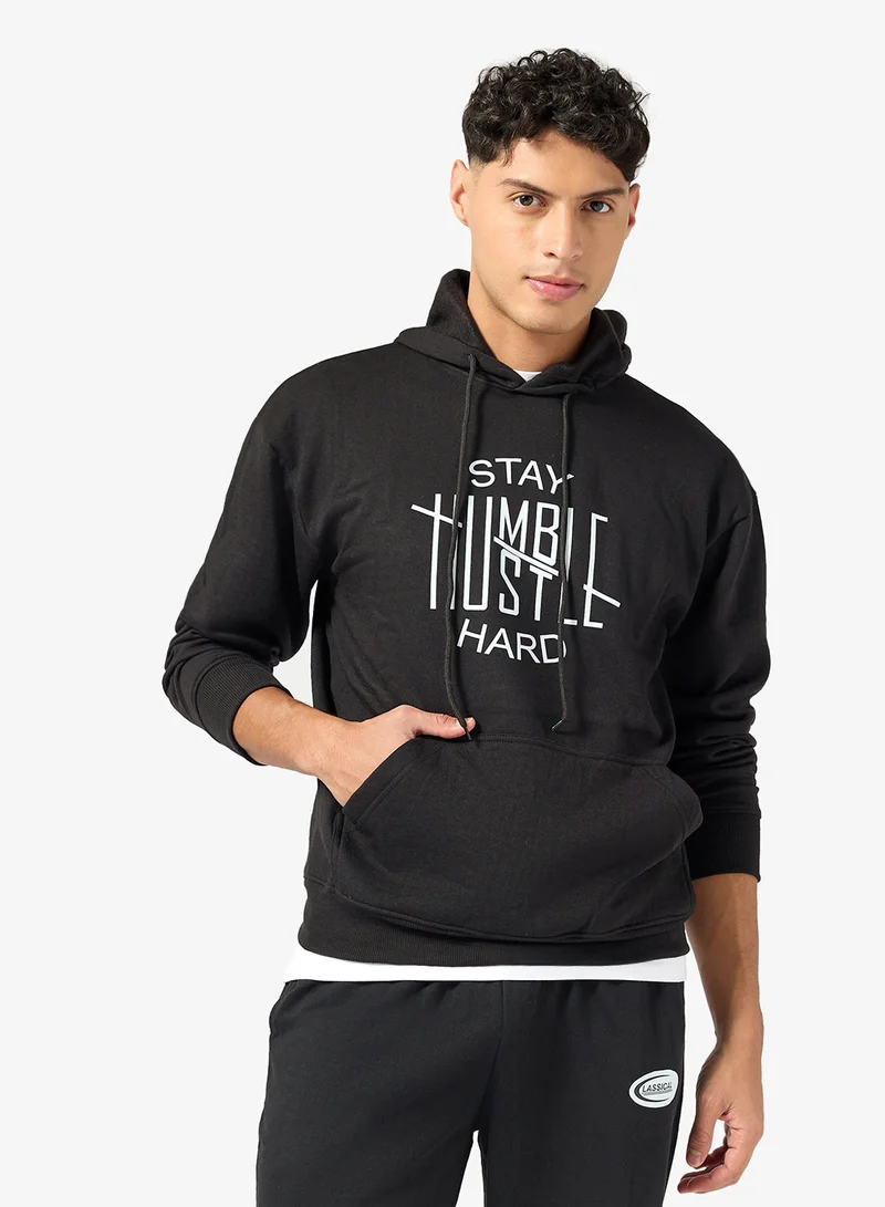 Graphic Print Hoodie