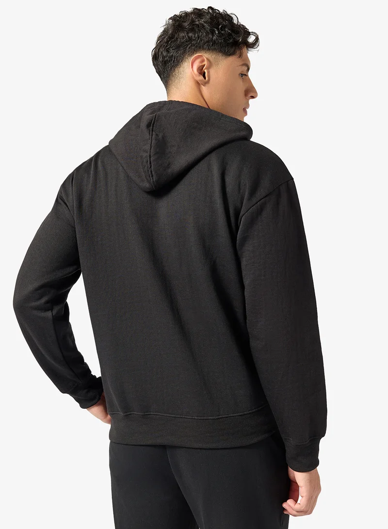 Seventy Five Graphic Print Hoodie