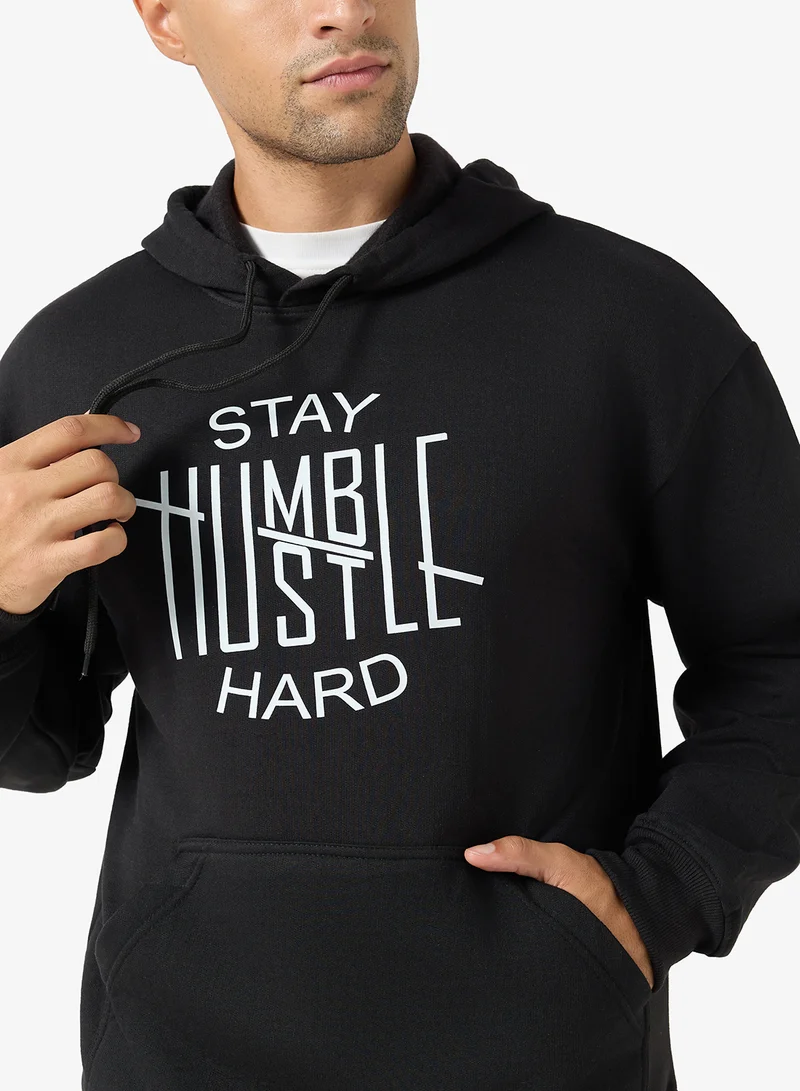 Seventy Five  Graphic Pullover Hoodie for Men | Best Price UAE