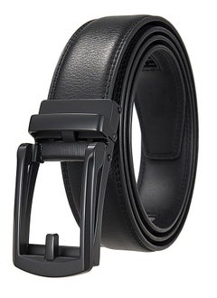 Generic Men's Dress Belt - Ratchet Strap Leather 1.25 Inch Comfort Click - The Perfect Companion to Men's Dress Shoes  - Image 1
