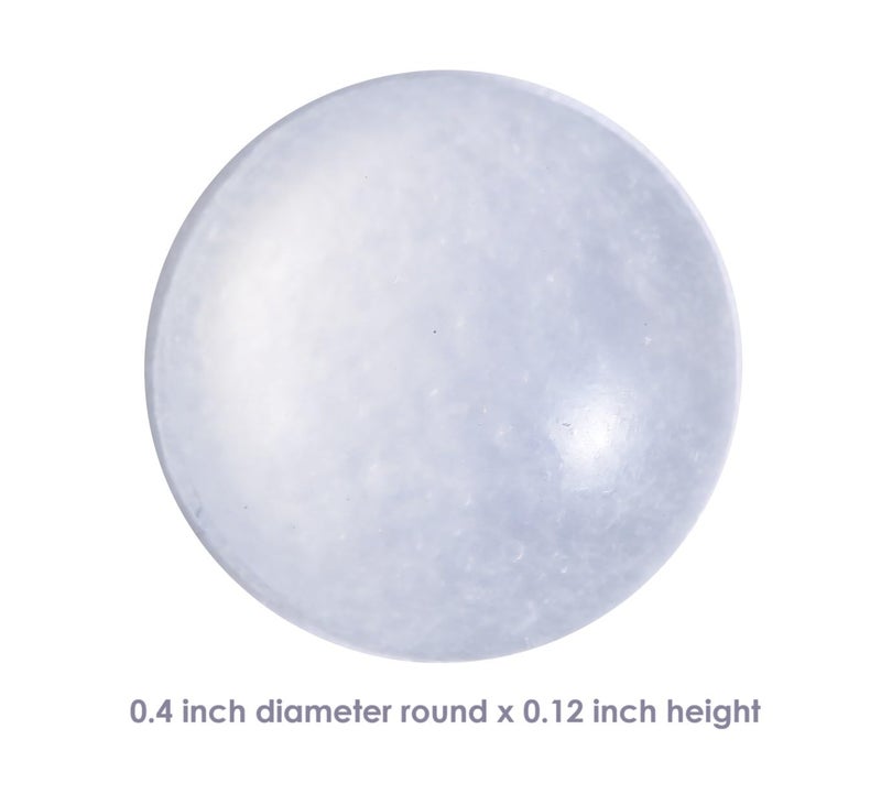 Juminiz 200 Pieces Cabinet Door Bumpers, 0.4inch Round Silicone Clear Self Adhesive Bumper Stopper for Cabinets Doors and Drawers, Rubber Dots, Pads for Furniture - Image 5