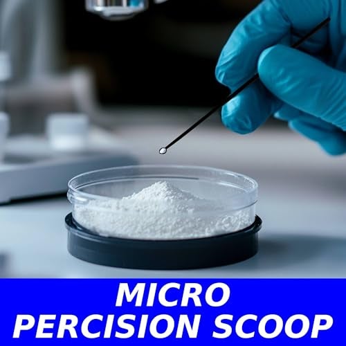 HeroScoops.com Mg Measuring Spoons (5mg-10mg) Plastic Micro Scoop For Powder-0.006 mL Capacity (10 ct) HeroScoops - Image 3