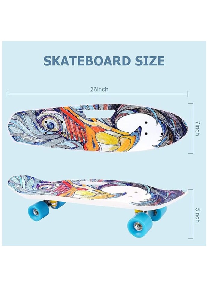 Penny Skateboard for Kids & Beginners – Light-Up LED Wheels and Smooth Ride for Confident Skating – Lightweight, Durable & Fun for All