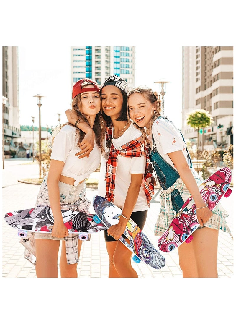 Penny Skateboard for Kids & Beginners – Light-Up LED Wheels and Smooth Ride for Confident Skating – Lightweight, Durable & Fun for All