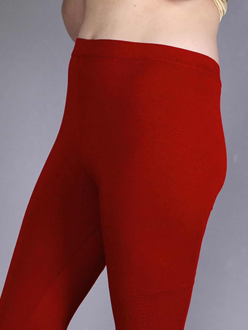 Lyra Women Solid Premium Cotton Capri - Image 5