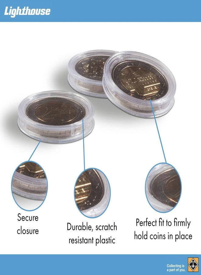 LIGHTHOUSE - Round Coin Capsules - Scratch-Resistant Protection for 32.5 mm Coins - Pack of 10 - Image 2