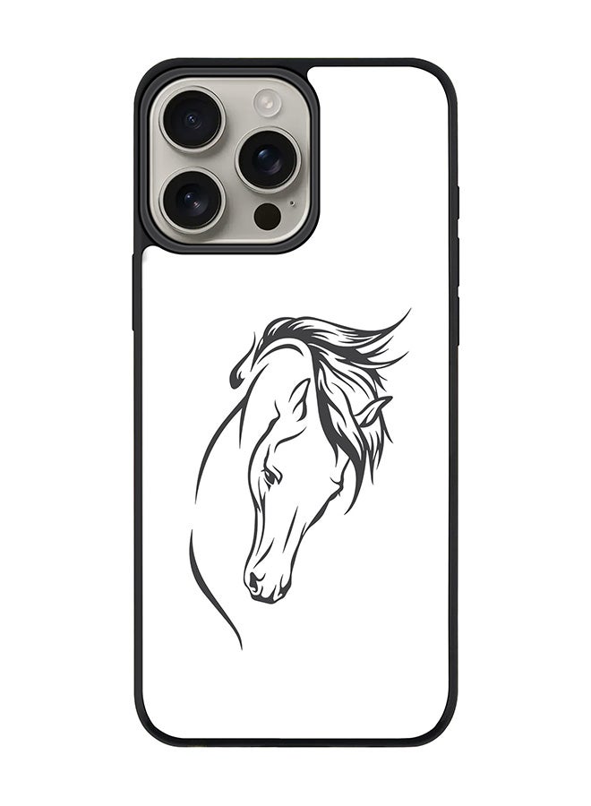 Stylizedd For iPhone 16 Pro Max Case [Compatible with MagSafe] Slim Magnetic cover Phone Case iPhone 16 Pro Max -ArabStallion Strut - Image 1