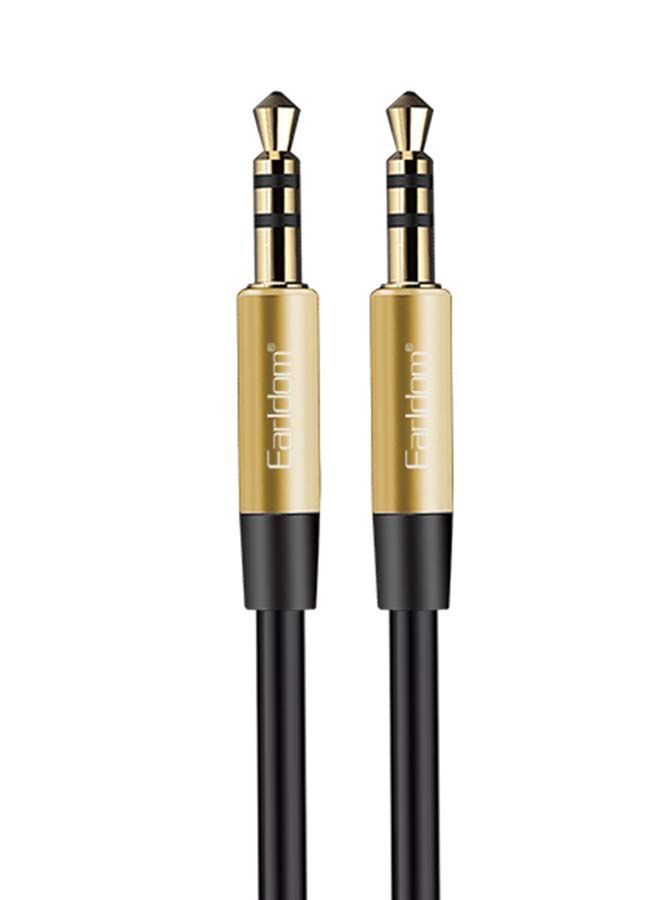 NIBEMINENT 3.5mm To AUX Audio Cable Gold - Image 1
