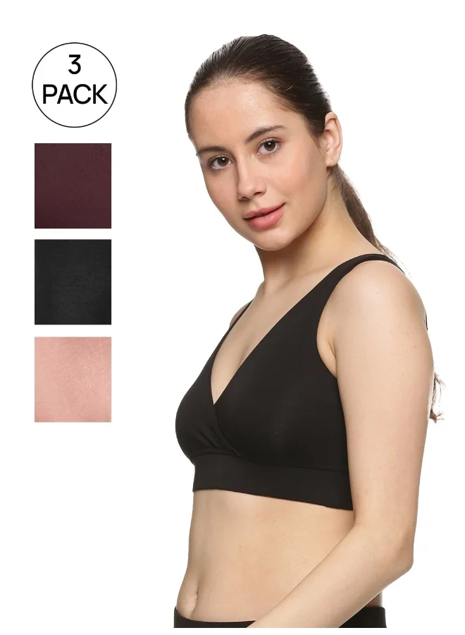 andCircus Padded Plunge Bra (Pack of 3)