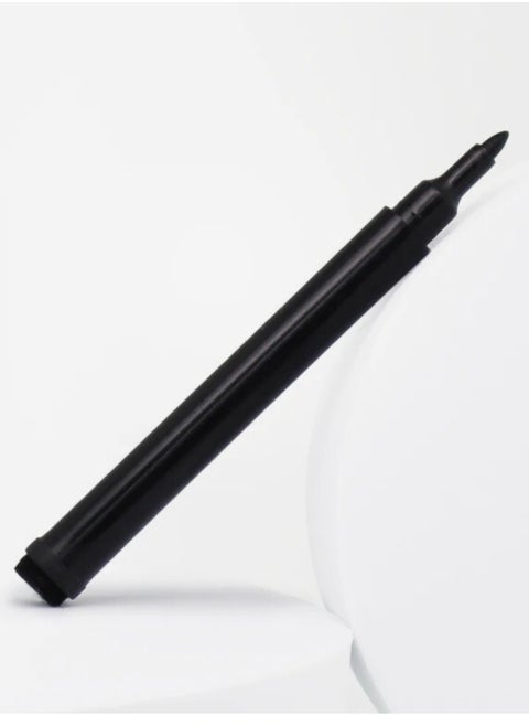 Memo Pen – Black Ink with Built-In Eraser (Pack of 4) – 0.8mm Tip – Compatible with MEMO Whiteboard Wallet