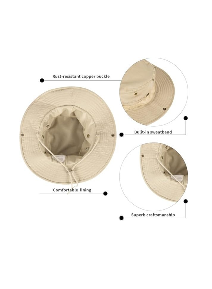 أوزيغالور قبعات الشمس للرجال والنساء قبعة البرميل قابلة للطي القبعة المحمية من الأشعة UV للتسلق والصيد على الشاطئ - Image 3