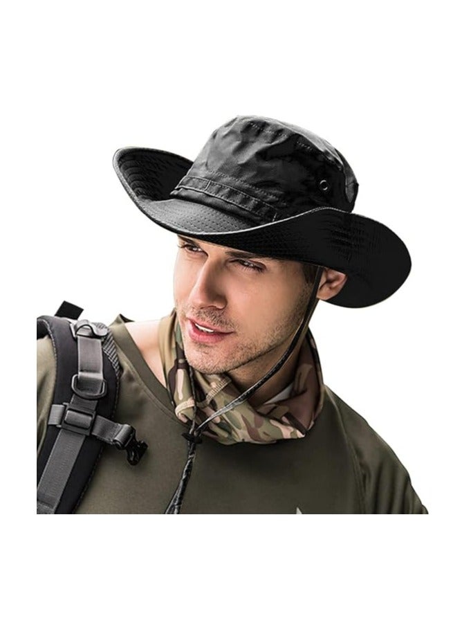 أوزيغالور قبعات الشمس للرجال والنساء قبعة البرميل قابلة للطي القبعة المحمية من الأشعة UV للتسلق والصيد على الشاطئ - Image 5