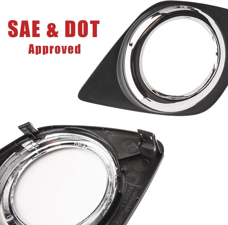 DLAA Fog Lights for Toyota RAV4 (2009-2012) - Front Fog Lamps Kit with Cables and Clear Lens - Image 5