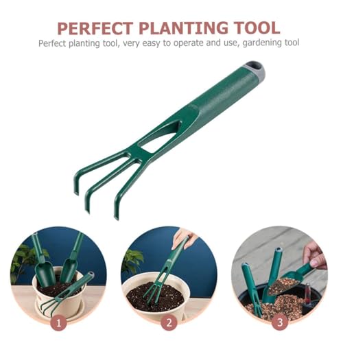 Oblivion 3 Pcs Gardening Tool Set, Hand Tool Kit for Home Gardening, Small Sized Hand Cultivator, Small Trowel, Garden Fork, Perfectly Sized, Ideal for Home Gardening and Lawn - Image 5