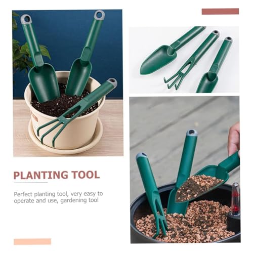 Oblivion 3 Pcs Gardening Tool Set, Hand Tool Kit for Home Gardening, Small Sized Hand Cultivator, Small Trowel, Garden Fork, Perfectly Sized, Ideal for Home Gardening and Lawn - Image 2