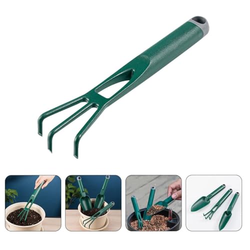 Oblivion 3 Pcs Gardening Tool Set, Hand Tool Kit for Home Gardening, Small Sized Hand Cultivator, Small Trowel, Garden Fork, Perfectly Sized, Ideal for Home Gardening and Lawn - Image 3