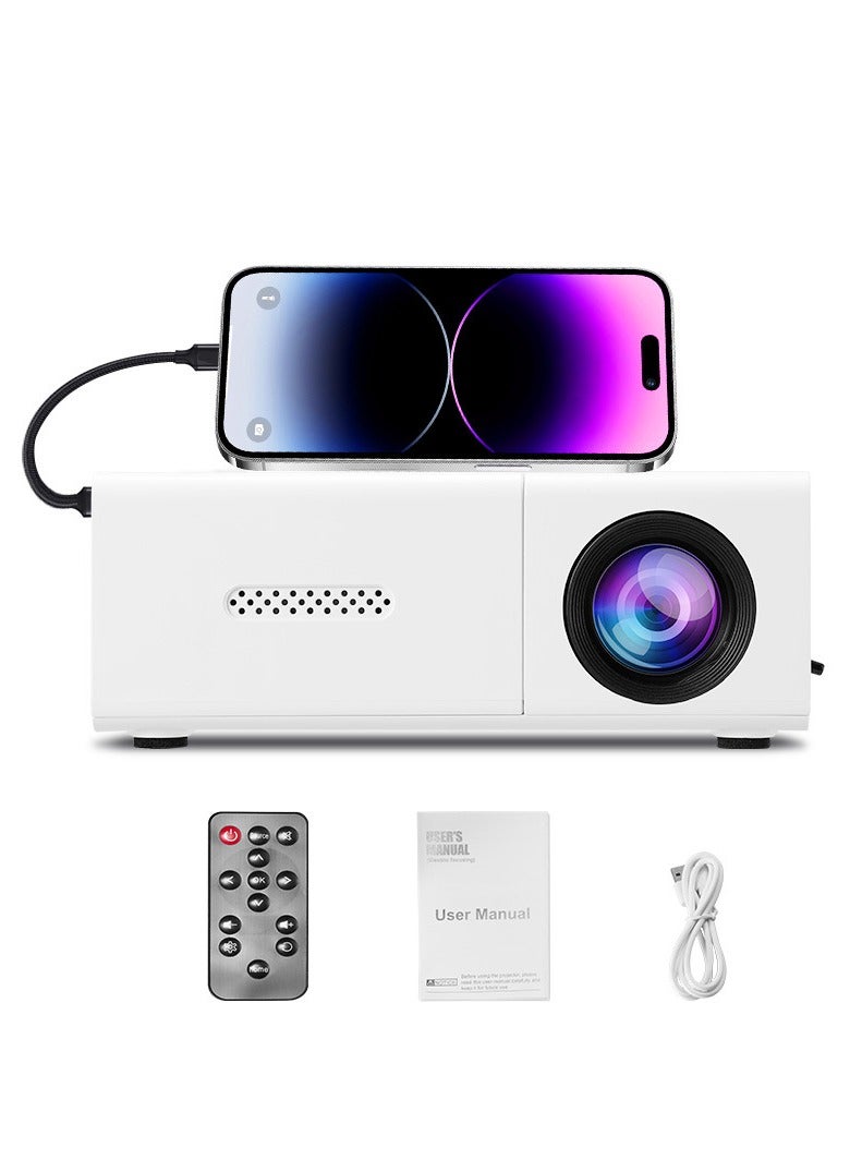 M MIAOYAN Mini Portable LED Projector – Pocket-Sized Home & Outdoor Cinema, Power Bank Compatible - Image 2