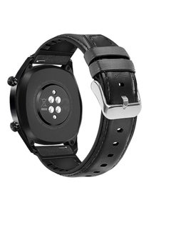 Generic Leather Band 22MM For Samsung galaxy watch 3 45mm /watch 46mm/Gear S3/Huawei watch GT3 46MM/GT2E/GT 46mm)/GT2 Pro/GT2 46MM/honor Magic Watch2 46mm/Amazfit GTR 4 /GTR3/3pro/2/2e  - Image 2