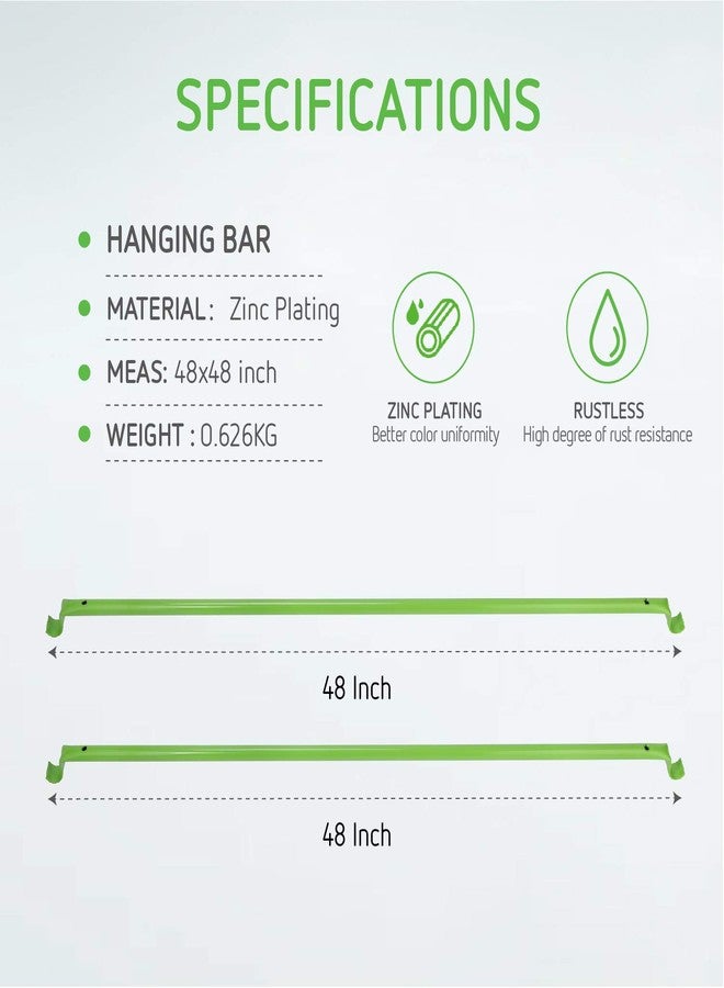 VIVOSUN Grow Tent Support Pole, Hanging Bar for 3 by 3 Tent - Image 2