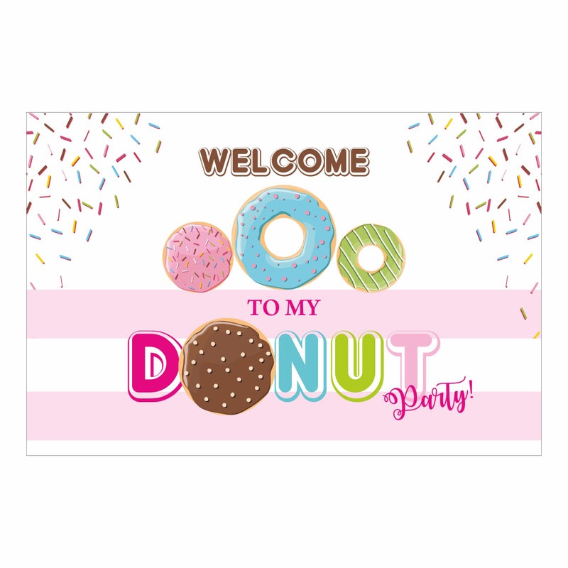 PrettyurParty Pretty UR Party Doughnut Party Decorations Kit - 70 pcs Includes Banner, Bunting, Balloons, Centerpiece, danglers, Donut Party Supplies, Donuts Birthday Decor, DIY Décor Pack for Boys, Girls, Kids - Image 5