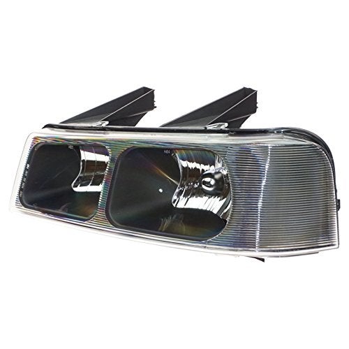 TRQ Driver & Passenger Side Headlight Assembly Set Headlights Driver & Passenger Side Compatible with Chevrolet GMC GM2502233 GM2503233 - Image 3