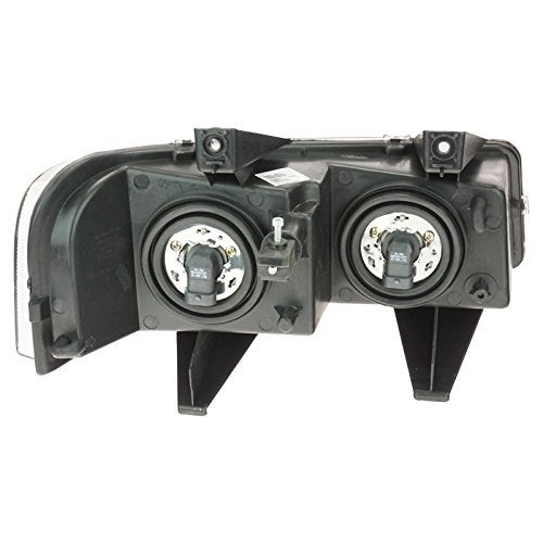 TRQ Driver & Passenger Side Headlight Assembly Set Headlights Driver & Passenger Side Compatible with Chevrolet GMC GM2502233 GM2503233 - Image 4