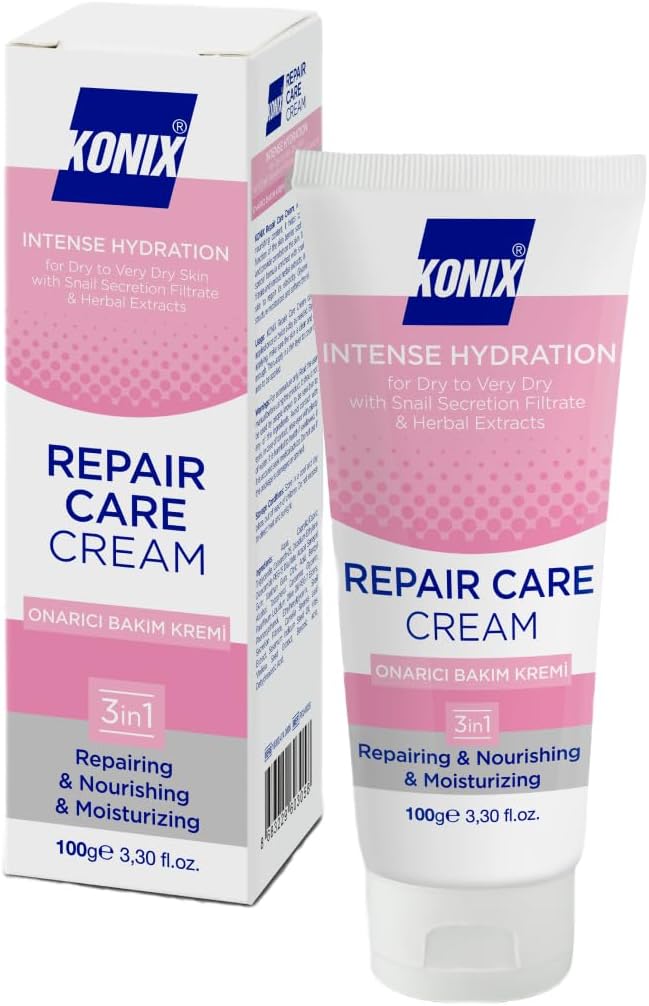 KONIX Barrier Cream face Moisturize Protects And Soothes Dry Sensitive Skin Enriched With Vitamin E For Skin Regeneration And Elasticity Formula 100 Gr