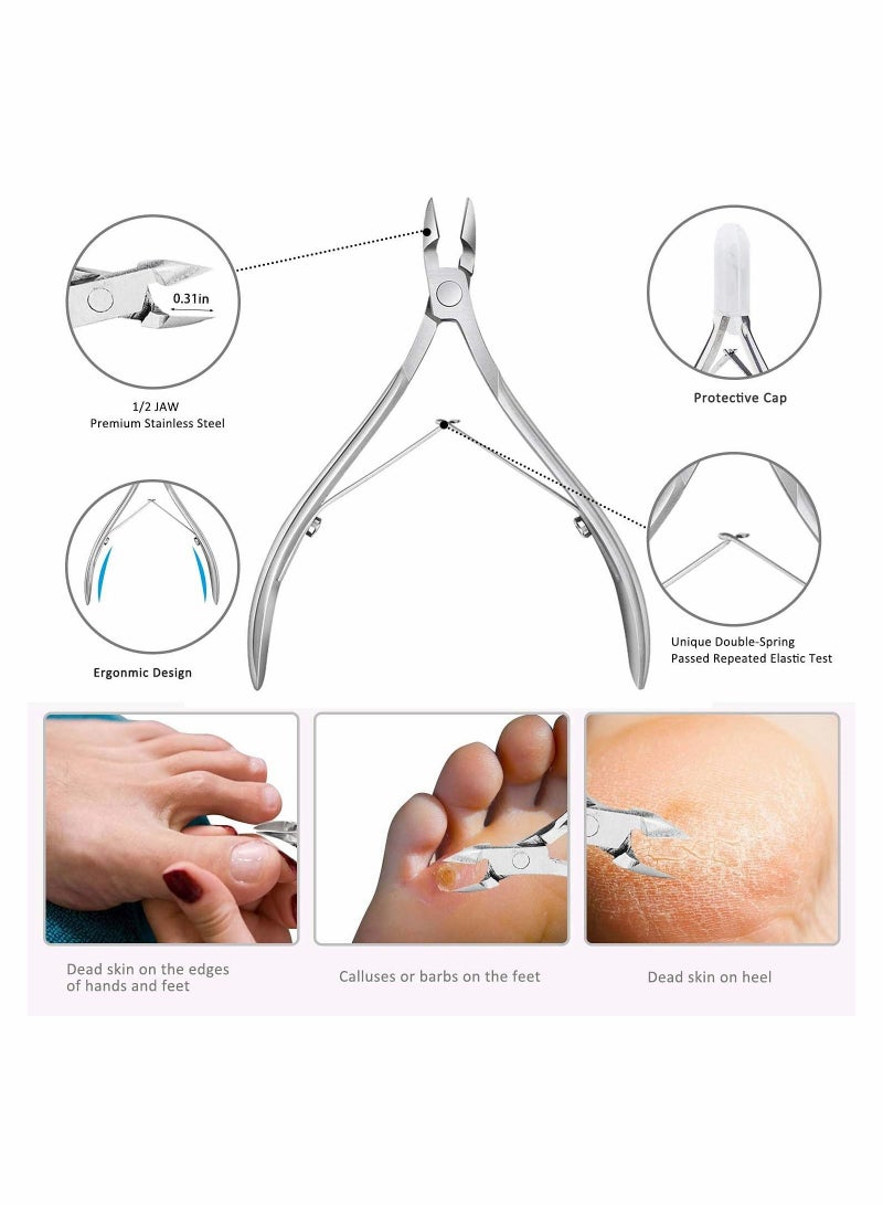 XiuWoo Remover for Feet, Electric Foot File Rechargeable Scrubber Pedicure Tools kit Electronic Waterproof Callus Shaver Cracked Heels Thick Callous Dead Skin 3 Roller Heads Cutile Trimmer - Image 5