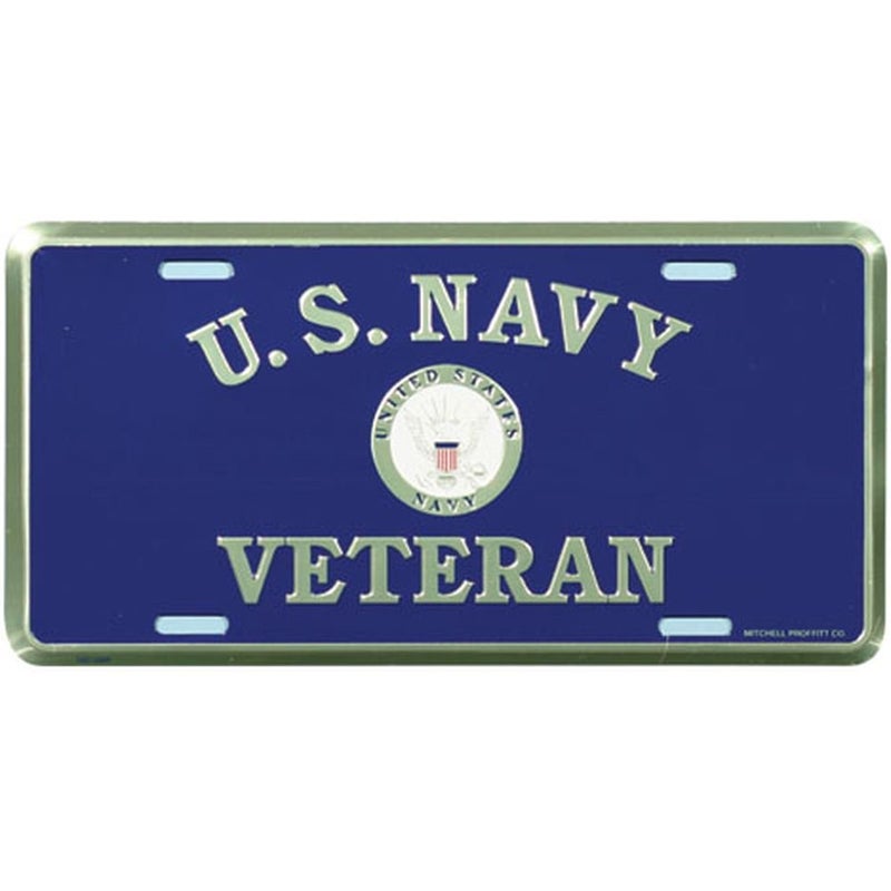 Honor Country US Navy Veteran License Plate - Image 5