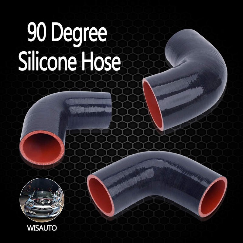 WISAUTO 90 Degree 4-Ply Silicone Elbow Coupler Hose - Image 2