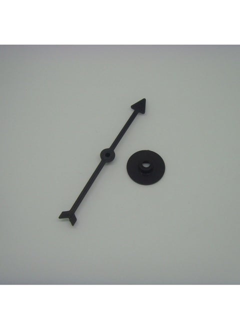 Enlightenment Toy Rotating Plastic Pointer Parent-child Interactive Game Digital Dial Plastic DIY Teaching Pointer Accessories-Color:100 Mm Long Black