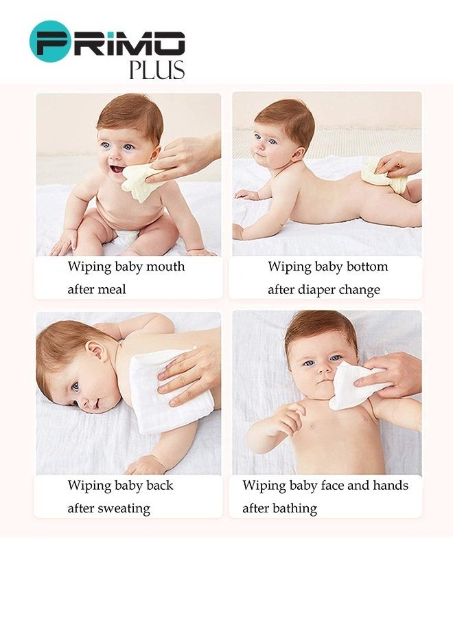 PRIMO PLUS 5-Piece Wipes Soft Super Gentle Delicate Skin Towel Set With High-quality Material  - Image 3