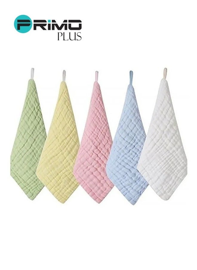 PRIMO PLUS 5-Piece Wipes Soft Super Gentle Delicate Skin Towel Set With High-quality Material  - Image 4