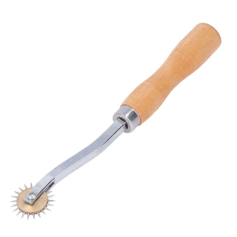 Tracing Wheel: Stainless Steel Incisive Wear-Resistant Needle - Stamped Non-Drop Metal Pins Wooden Handle Pounce Wheel for Leathercraft Sewing Quilting Pattern Tracing - Image 5
