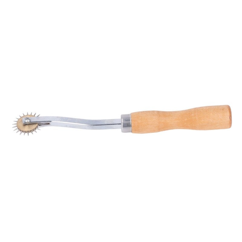 Tracing Wheel: Stainless Steel Incisive Wear-Resistant Needle - Stamped Non-Drop Metal Pins Wooden Handle Pounce Wheel for Leathercraft Sewing Quilting Pattern Tracing - Image 1