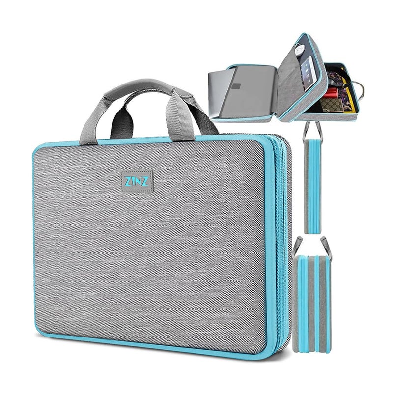 ZINZ Expandable Laptop Case 15.6 Inch Sleeve, Protective Carrying Case Compatible with MacBook Neo 16", MacBook Pro 16"/15.4", Dell XPS 16" and Most 15" 15.6" 16" Notebookï¼ŒG01Y01 - Image 1