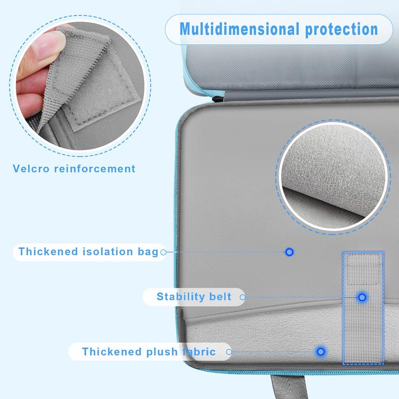 ZINZ Expandable Laptop Case 15.6 Inch Sleeve, Protective Carrying Case Compatible with MacBook Neo 16", MacBook Pro 16"/15.4", Dell XPS 16" and Most 15" 15.6" 16" Notebookï¼ŒG01Y01 - Image 5