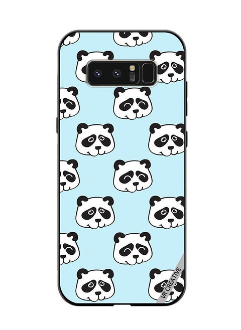 Protective Case Cover For Samsung Galaxy Note 8 Funny Heads In Panda Style Design Multicolour