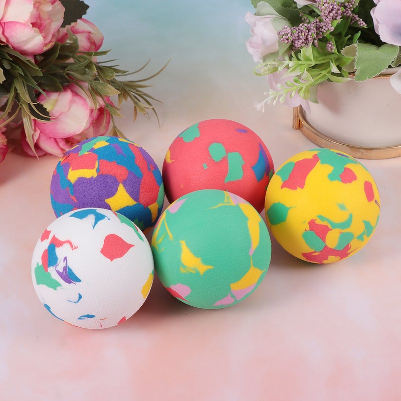 🧸 12 كرة نطاطة ملونة صلبة لعبة قفز إبداعية - Image 1