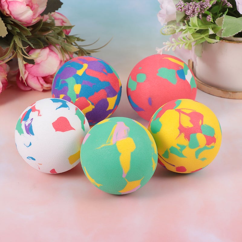🧸 12 كرة نطاطة ملونة صلبة لعبة قفز إبداعية - Image 3