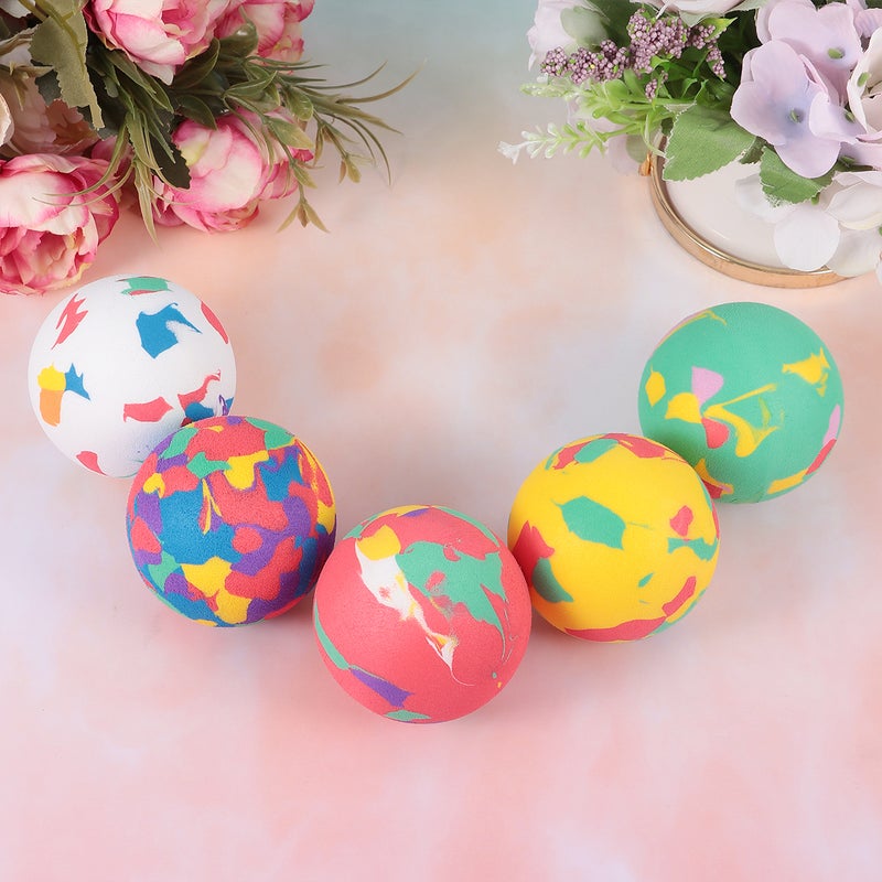 🧸 12 كرة نطاطة ملونة صلبة لعبة قفز إبداعية - Image 2