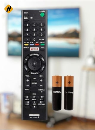 Replacement Remote Control for Sony RMT-TX100U TV, Replacement for All Sony Bravia LCD LED HD Smart Remote Controls with Netflix Button with battery - pzsku/ZEF5FF723E6E96AD7B32DZ/45/_/1735278773/d7fdc54a-1fa1-43f6-b711-e27c710dde49